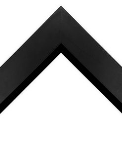 Slim Beveled Black