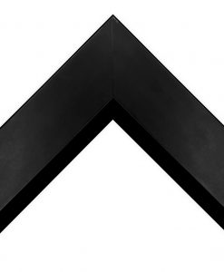 Wide Beveled Black